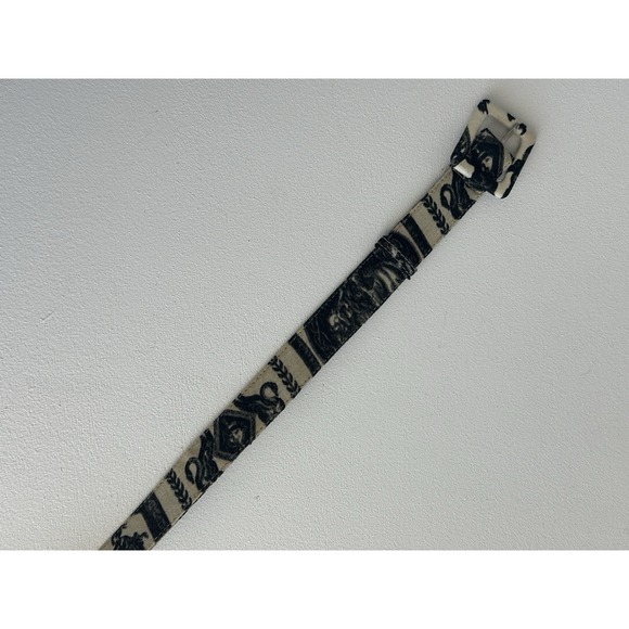 SAMANTHA SUNG  Black and Ivory Ancient Roman Print A Line Dress, Sz: 4 (b43) - Picture 10 of 13